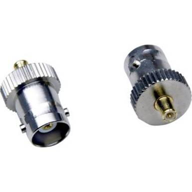 MCX adapter, MCX dugó - BNC aljzat, 50 Ohm, Tru Components MCX adapter, MCX dugó - BNC aljzat, 50 Ohm, Tru Components