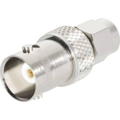 SMA adapter, SMA dugó - BNC aljzat, Tru Components 1579395 SMA adapter, SMA dugó - BNC aljzat, Tru Components 1579395