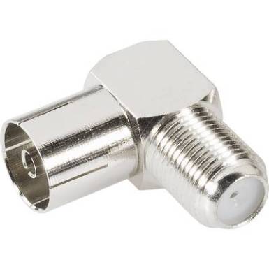 K&ouml;ny&ouml;k csatlakoz&oacute; adapter, KOAX aljzat - F aljzat, Tru Components