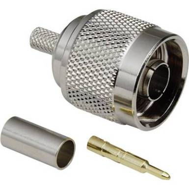 N csatlakozó dugó, egyenes, Tru Components 1579550 N csatlakozó dugó, egyenes, Tru Components 1579550