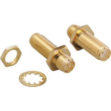 Csatlakozó adapter, SMA alj - SMA alj, Tru Components Csatlakozó adapter, SMA alj - SMA alj, Tru Components