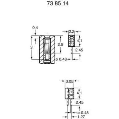 Tűs csatlakozó aljzat sor 2 x 10 pól., aranyozott, Tru Components 741225 Tűs csatlakozó aljzat sor 2 x 10 pól., aranyozott, Tru Components 741225
