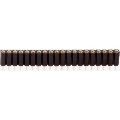 Precízis csatlakozó aljzat sor 1 x 36 pól., aranyozott, Tru Components 741413 Precízis csatlakozó aljzat sor 1 x 36 pól., aranyozott, Tru Components 741413