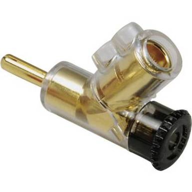 Banándugó Dugó, egyenes Tű átmérő: 4 mm Fekete TRU COMPONENTS Banándugó Dugó, egyenes Tű átmérő: 4 mm Fekete TRU COMPONENTS