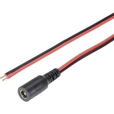 Kisfeszültségű csatlakozóvezeték Kisfeszültségű alj - Kábel, nyílt végekkel5.5 mm2.5 mm2.5 mmTRU COMPONENTS2 m Kisfeszültségű csatlakozóvezeték Kisfeszültségű alj - Kábel, nyílt végekkel5.5 mm2.5 mm2.5 mmTRU COMPONENTS2 m