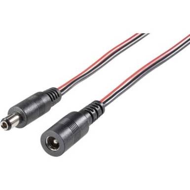 Kisfeszültségű hosszabbítókábel Kisfeszültségű dugó - Kisfeszültségű alj5.5 mm2.1 mm5.5 mm2.1 mmTRU COMPONENTS3 m Kisfeszültségű hosszabbítókábel Kisfeszültségű dugó - Kisfeszültségű alj5.5 mm2.1 mm5.5 mm2.1 mmTRU COMPONENTS3 m