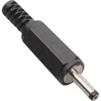 Kisfeszültségű csatlakozó Dugó, egyenes 2.4 mm 0.7 mm TRU COMPONENTS Kisfeszültségű csatlakozó Dugó, egyenes 2.4 mm 0.7 mm TRU COMPONENTS
