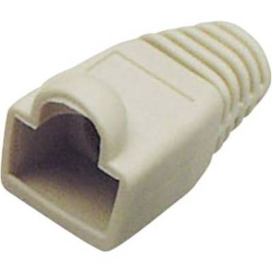 Törésgátló RJ45 csatlakozó dugóhoz, szürke, TRU COMPONENTS 1582602 Törésgátló RJ45 csatlakozó dugóhoz, szürke, TRU COMPONENTS 1582602