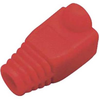 Törésgátló RJ45 csatlakozó dugóhoz, CAT6a, piros, egyenes, TRU COMPONENTS 1582668 Törésgátló RJ45 csatlakozó dugóhoz, CAT6a, piros, egyenes, TRU COMPONENTS 1582668