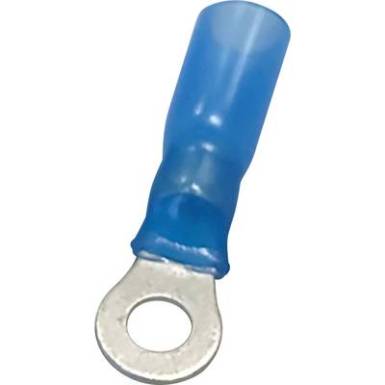 Gyűrűs kábelsaru Zsugorcsővel Keresztmetszet (max.)=2.50 mm? Részlegesen szigetelt Kék TRU COMPONENTS 1582979 Gyűrűs kábelsaru Zsugorcsővel Keresztmetszet (max.)=2.50 mm? Részlegesen szigetelt Kék TRU COMPONENTS 1582979