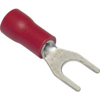 Villás kábelsaru 0.50 mm? 1.50 mm? Lyuk átmérő=3.20 mm Részlegesen szigetelt Piros TRU COMPONENTS 1582981 Villás kábelsaru 0.50 mm? 1.50 mm? Lyuk átmérő=3.20 mm Részlegesen szigetelt Piros TRU COMPONENTS 1582981