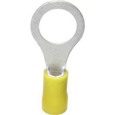 Gyűrűs kábelsaru Keresztmetszet (max.)=6 mm? Lyuk átmérő=5.30 mm Részlegesen szigetelt Sárga TRU COMPONENTS 1583003 Gyűrűs kábelsaru Keresztmetszet (max.)=6 mm? Lyuk átmérő=5.30 mm Részlegesen szigetelt Sárga TRU COMPONENTS 1583003