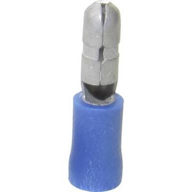 Kerek dugó 1.50 mm? 2.50 mm? Tű átmérő: 5 mm Részlegesen szigetelt Kék TRU COMPONENTS 1583025 Kerek dugó 1.50 mm? 2.50 mm? Tű átmérő: 5 mm Részlegesen szigetelt Kék TRU COMPONENTS 1583025