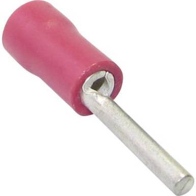 Krimpelhető stift k&aacute;belsaru 0,5 - 1,5 mm?, r&eacute;szlegesen szigetelt, piros, Tru Components 1583027