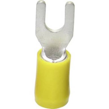 Villás kábelsaru 4 mm? 6 mm? Lyuk átmérő=5.30 mm Részlegesen szigetelt Sárga TRU COMPONENTS 1583076 Villás kábelsaru 4 mm? 6 mm? Lyuk átmérő=5.30 mm Részlegesen szigetelt Sárga TRU COMPONENTS 1583076