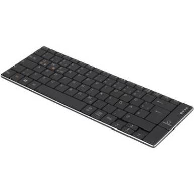Bluetoothos billentyűzet, tölthető, fekete, Renkforce RF-DS-SLIMBT Bluetoothos billentyűzet, tölthető, fekete, Renkforce RF-DS-SLIMBT