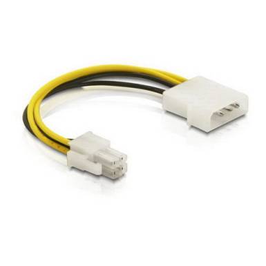 DeLOCK (82391) Adapter kábel Tápegység (Molex 4pin apa - P4 ATX apa) DeLOCK (82391) Adapter kábel Tápegység (Molex 4pin apa - P4 ATX apa)