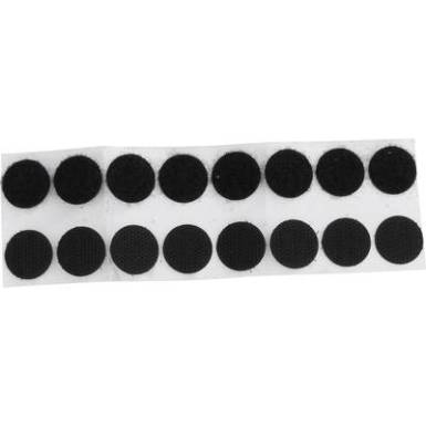 Tépőzár pontok Felragasztható Bolyhos és horgos fél (?) 19 mm Fekete TRU COMPONENTS 685-330-Bag 8 db Tépőzár pontok Felragasztható Bolyhos és horgos fél (?) 19 mm Fekete TRU COMPONENTS 685-330-Bag 8 db