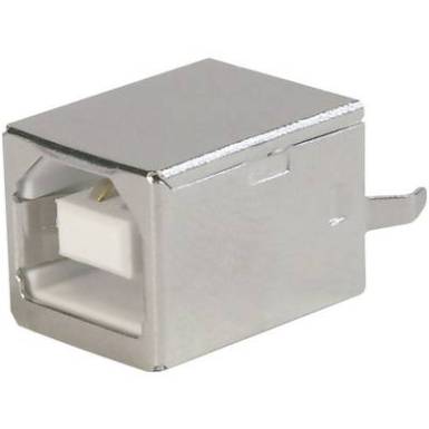 Beépíthető USB aljzat, USB 2.0 aljzat B, 180°, Tru Components TC-A-USB B-TOP-C-203 Beépíthető USB aljzat, USB 2.0 aljzat B, 180°, Tru Components TC-A-USB B-TOP-C-203