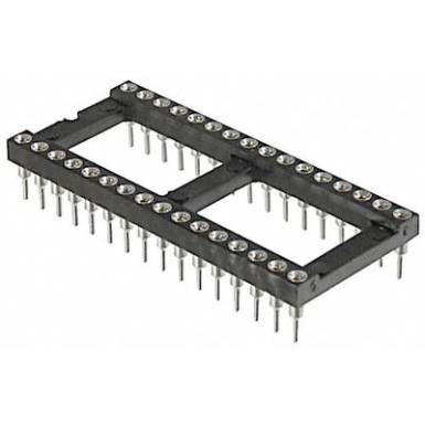 IC foglalat 7.62 mm P&oacute;lussz&aacute;m: 16 TRU COMPONENTS Prec&iacute;zi&oacute;s &eacute;rintkezők