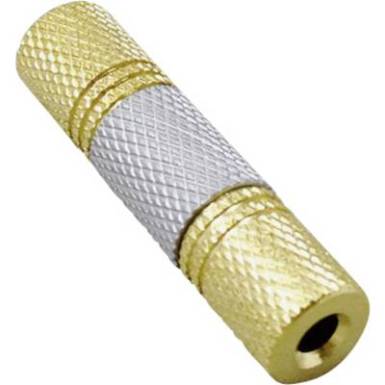 Jack adapter, 3,5 mm-es jack aljzat - 3,5 mm-es jack aljzat, sztereo, 3 pól., TRU COMPONENTS Jack adapter, 3,5 mm-es jack aljzat - 3,5 mm-es jack aljzat, sztereo, 3 pól., TRU COMPONENTS