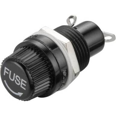 Biztosíték tartó 10 A 250 V/AC, Tru Components Biztosíték tartó 10 A 250 V/AC, Tru Components