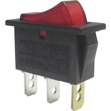 Billenőkapcsoló R13-91B-01, piros, 250VAC, Tru Componets Billenőkapcsoló R13-91B-01, piros, 250VAC, Tru Componets
