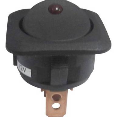 Billenőkapcsoló R13-203L-SQ, piros, 12VDC, Tru Componets Billenőkapcsoló R13-203L-SQ, piros, 12VDC, Tru Componets