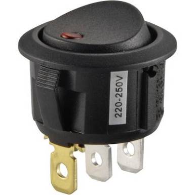 Billenőkapcsoló R13-208B2-02, piros, 250VAC, Tru Componets Billenőkapcsoló R13-208B2-02, piros, 250VAC, Tru Componets