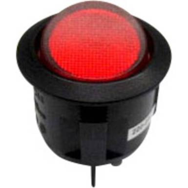 Billenőkapcsoló R13-244B-02 fekete/piros 250VAC, Tru Componets Billenőkapcsoló R13-244B-02 fekete/piros 250VAC, Tru Componets
