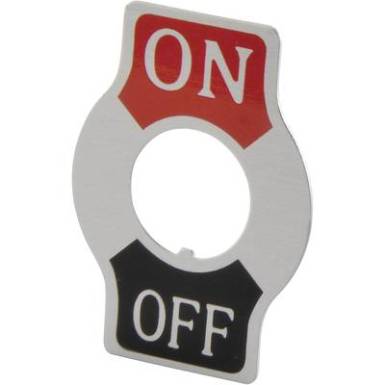 Billenőkapcsoló címke, Felirat: OFF/ON TRU COMPONENTS TC-Indicator Plate ON/OFF Billenőkapcsoló címke, Felirat: OFF/ON TRU COMPONENTS TC-Indicator Plate ON/OFF