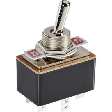 Karos billenőkapcsoló 250 V/AC 1.5 A 2 x BE/BE TRU COMPONENTS TC-R13-4-05 Reteszelő Karos billenőkapcsoló 250 V/AC 1.5 A 2 x BE/BE TRU COMPONENTS TC-R13-4-05 Reteszelő