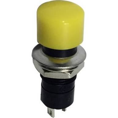 Nyomógomb 250 V/AC 1.5 A 1 x KI/(BE) TRU COMPONENTS TC-R13-40A-05YL Nyomó Nyomógomb 250 V/AC 1.5 A 1 x KI/(BE) TRU COMPONENTS TC-R13-40A-05YL Nyomó