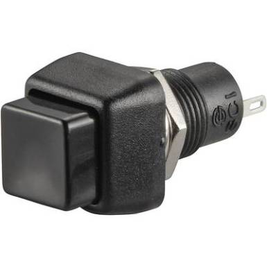 Nyom&oacute;gomb 250 V/AC 1 A 1 x KI/(BE) TRU COMPONENTS TC-R13-83A-05BK Nyom&oacute;