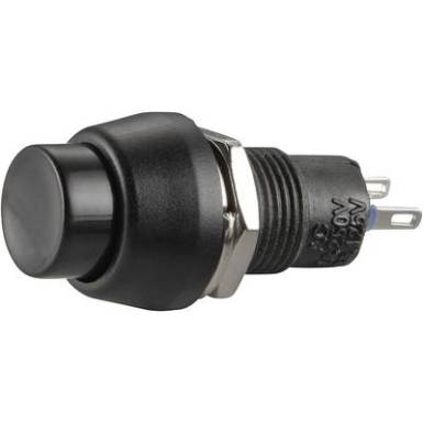 Nyomógomb 250 V/AC 1 A 1 x KI/(BE) TRU COMPONENTS TC-R13-84A-05BK Nyomó Nyomógomb 250 V/AC 1 A 1 x KI/(BE) TRU COMPONENTS TC-R13-84A-05BK Nyomó
