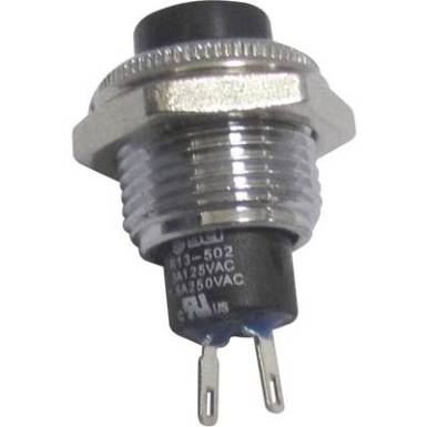 Nyomógomb 250 V/AC 1.5 A 1 x KI/(BE) TRU COMPONENTS TC-R13-502MA-05BK Nyomó Nyomógomb 250 V/AC 1.5 A 1 x KI/(BE) TRU COMPONENTS TC-R13-502MA-05BK Nyomó