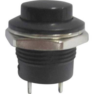 Nyomógomb 250 V/AC 3 A 1 x KI/(BE) TRU COMPONENTS TC-R13-507A-05BK Nyomó Nyomógomb 250 V/AC 3 A 1 x KI/(BE) TRU COMPONENTS TC-R13-507A-05BK Nyomó