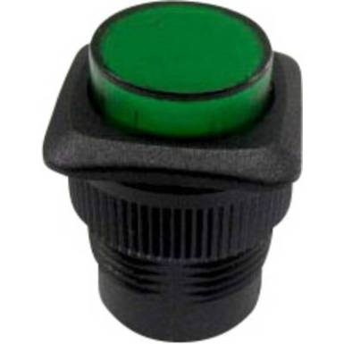 Nyomógomb 250 V/AC 1.5 A 1 x KI/(BE) TRU COMPONENTS TC-R13-508AL-05GN Nyomó Nyomógomb 250 V/AC 1.5 A 1 x KI/(BE) TRU COMPONENTS TC-R13-508AL-05GN Nyomó