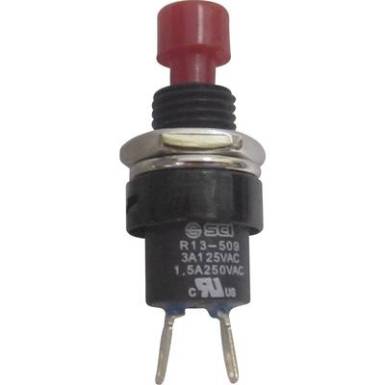 Nyom&oacute;gomb 250 V/AC 1.5 A 1 x KI/(BE) TRU COMPONENTS TC-R13-509A-05RT Nyom&oacute;