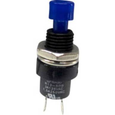 Nyomógomb 250 V/AC 1.5 A 1 x KI/(BE) TRU COMPONENTS TC-R13-509A-05BL Nyomó Nyomógomb 250 V/AC 1.5 A 1 x KI/(BE) TRU COMPONENTS TC-R13-509A-05BL Nyomó