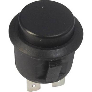 Nyom&oacute;gomb 250 V/AC 6 A 1 x KI/(BE) TRU COMPONENTS TC-R13-527A-02BK Nyom&oacute;