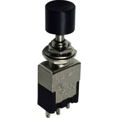 Kapcsoló 250 V/AC 3 A 1 x BE/BE TRU COMPONENTS TC-PA102A1BK Reteszelő Kapcsoló 250 V/AC 3 A 1 x BE/BE TRU COMPONENTS TC-PA102A1BK Reteszelő