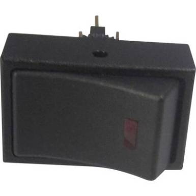 Billenőkapcsoló R13-207L-SQ, piros, 12VDC, Tru Componets Billenőkapcsoló R13-207L-SQ, piros, 12VDC, Tru Componets