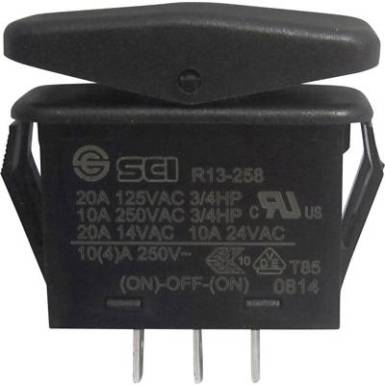 Nyomógomb R13-258I fekete, Tru Componets Nyomógomb R13-258I fekete, Tru Componets