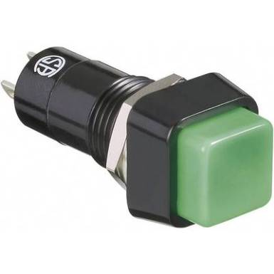 Nyomógomb 250 V/AC 1.5 A 1 x KI/(BE) TRU COMPONENTS TC-R13-23A-05GN Nyomó Nyomógomb 250 V/AC 1.5 A 1 x KI/(BE) TRU COMPONENTS TC-R13-23A-05GN Nyomó