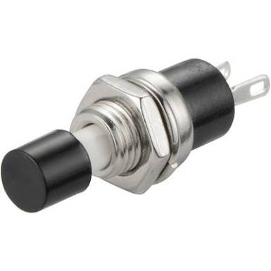Nyomógomb 250 V/AC 1.5 A 1 x KI/(BE) TRU COMPONENTS TC-R13-24A1-05-BK Nyomó Nyomógomb 250 V/AC 1.5 A 1 x KI/(BE) TRU COMPONENTS TC-R13-24A1-05-BK Nyomó