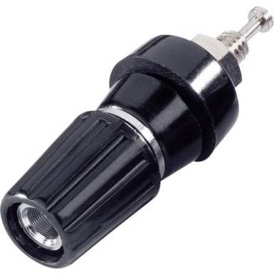 Póluscsatlakozó Fekete 10 A TRU COMPONENTS TC-R1-14M B Póluscsatlakozó Fekete 10 A TRU COMPONENTS TC-R1-14M B