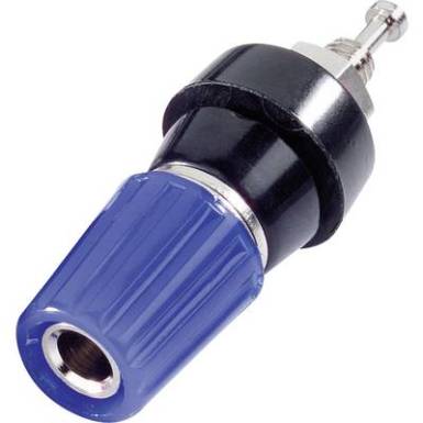 Póluscsatlakozó Kék 10 A TRU COMPONENTS TC-R1-14M BL Póluscsatlakozó Kék 10 A TRU COMPONENTS TC-R1-14M BL