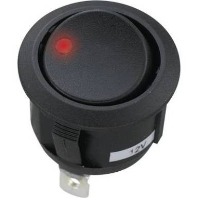 Billenőkapcsoló, LED, 12V/20A R13-112DL, Tru Components Billenőkapcsoló, LED, 12V/20A R13-112DL, Tru Components