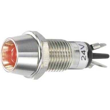 LED-es jelzőlámpa 5 mm R9-115L piros 24V DC TC LED-es jelzőlámpa 5 mm R9-115L piros 24V DC TC